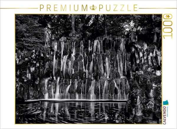 Calvendo Puzzle Wasserfall Im Palaisgarten 1000 Teile Puzzle Quer | 1000 Teile L-image