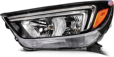 ECCPP Headlight Assembly Fit 2017-2018 for Buick Encore w/LED Light Tube DRL