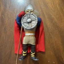 Vintage Norwegian Nordic Sverige Viking Warrior Knight - Folk Art