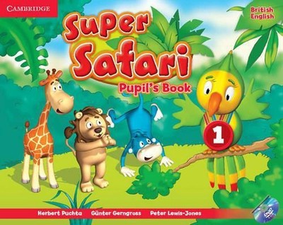 Super Safari Level 1 Pupil's Book with DVD-ROM by Herbert Puchta (English) Paper