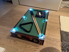 Miniatur Billardtisch mit Beleuchtung top