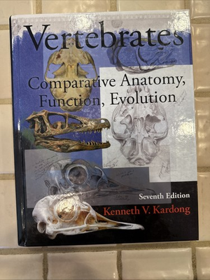 #ad Vertebrates: Comparative Anatomy Function Evolution by Kenneth Kardong 2014 $15.00