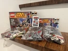 NEW OPEN BOX SEALED BAGS LEGO Star Wars T-16 Skyhopper RETIRED Set - 75081