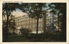 Jackson, Michigan MI Foote Hospital Tichnor Antique Original Vintage Postcard