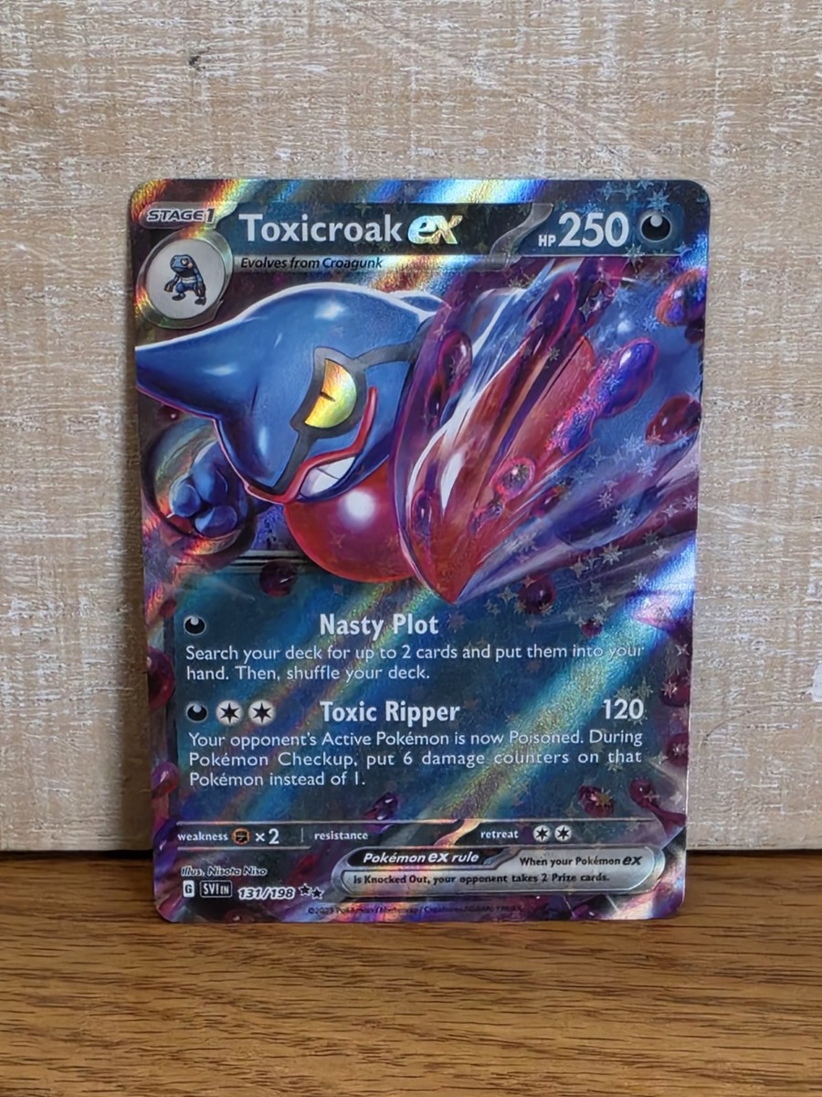 toxicroak ex pokemon card price 40/127 Pokmon from Platinuim for sale at best Attack 2 Scarlet and Violet base set