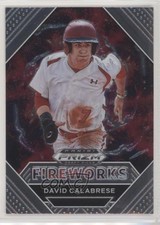 2020 Panini Prizm Draft Picks Fireworks David Calabrese #PDP183 0a10
