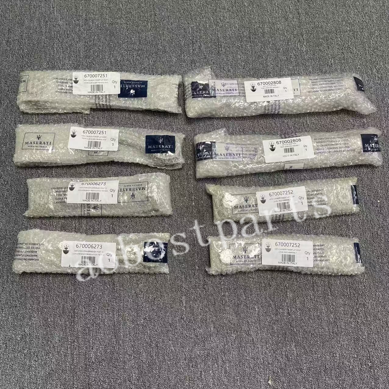8Pcs Rear Control Arm Kit For 2014-2022 Maserati Ghibli Quattroporte 3.0L/3.8L