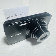 SONY Cyber Shot DSC-W570 Black Digital Camera 5x Zoom 16.1MP Japanese Exc