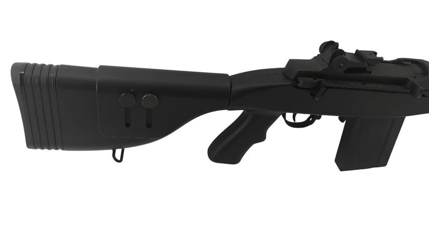 Lancer Tactical LT-732 DMR Stock 38" M14 SOCOM Airsoft AEG Black (WMP011188)