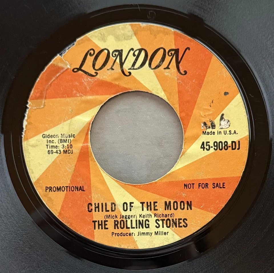 The Rolling Stones - PROMO 7" Vinyl - Jumpin' Jack Flash - 1968 London Records - Image 4 of 4