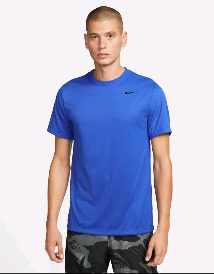 Nike Dri-FIT Legend Fitness Training T-Shirt Blue DX0989-480 Men's