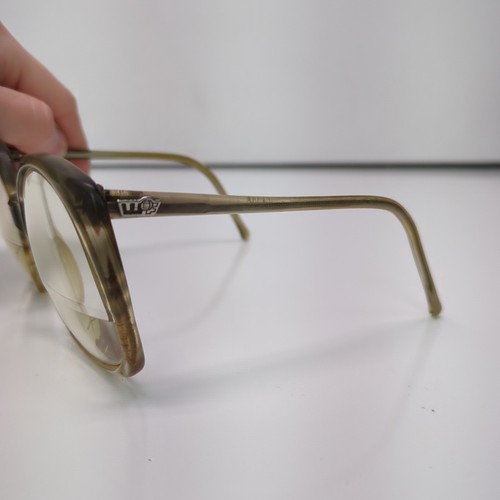 Vintage Oversized Glasses Gold Frame Eyeglasses 55-19 - Picture 2 of 5