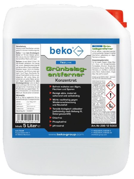 Beko Tecline GrüNbelagentferner -Konzentrat- 30 L Kanister 299 12 0030-image