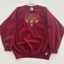 Vintage 90  s Redskins Washington NFL LOGO 7 Sweatshirt X-Large Heavy Weight USA