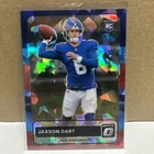 2025 Panini Optic Rookie Jaxson Dart Blue Ice Rookie /55 #2 - Giants