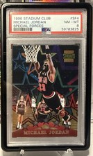 1996-97 Topps Stadium Club - Special Forces Michael Jordan #SF4 PSA 8