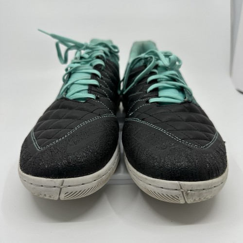 Nike Lunar Gato II 2 Hyper Turquoise Black Indoor Shoes Soccer Size 11 US NO INS - Picture 4 of 13