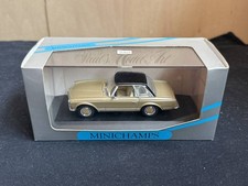 Minichamps 1/43 Mercedes-Benz 280 SL Pagoda 1968 Gold Diecast Model Used