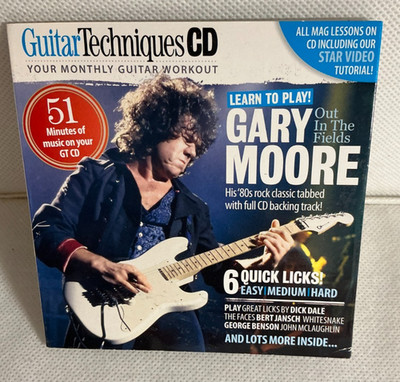 Guitar Techniques CD March 2011 #188 GARY MOORE Out In The Fields The Kinks