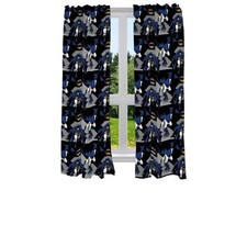 Franco Kids Batman Window Curtains Drapes Set, 82 in x 63 in