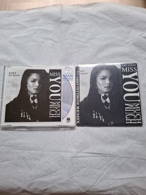 Janet Jackson   Miss you much  2 Maxi  CDs  Made in W. Germany  rares Konvolut