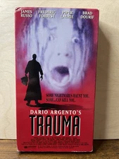 Dario Argento’s Trauma VHS 1993 Worldvision Home Video Horror