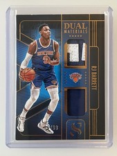 2024-25 Panini Silhouette Dual Materials RJ Barrett Bronze /99 (MEM) Game Worn