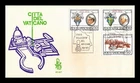 Dr Jim Stamps Vatican 50th Anniversary of Lateran Pact 3v Set Venetia FDC