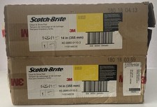 3M Scotch-Brite 14" Clean & Shine Floor Pads XE-0060-0110-3 Buffer - 10 PADS