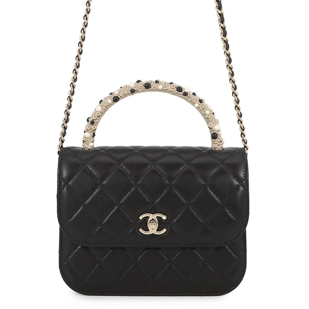 Chanel — CHANEL ChainClutch Bag Lambskin Black AP4976