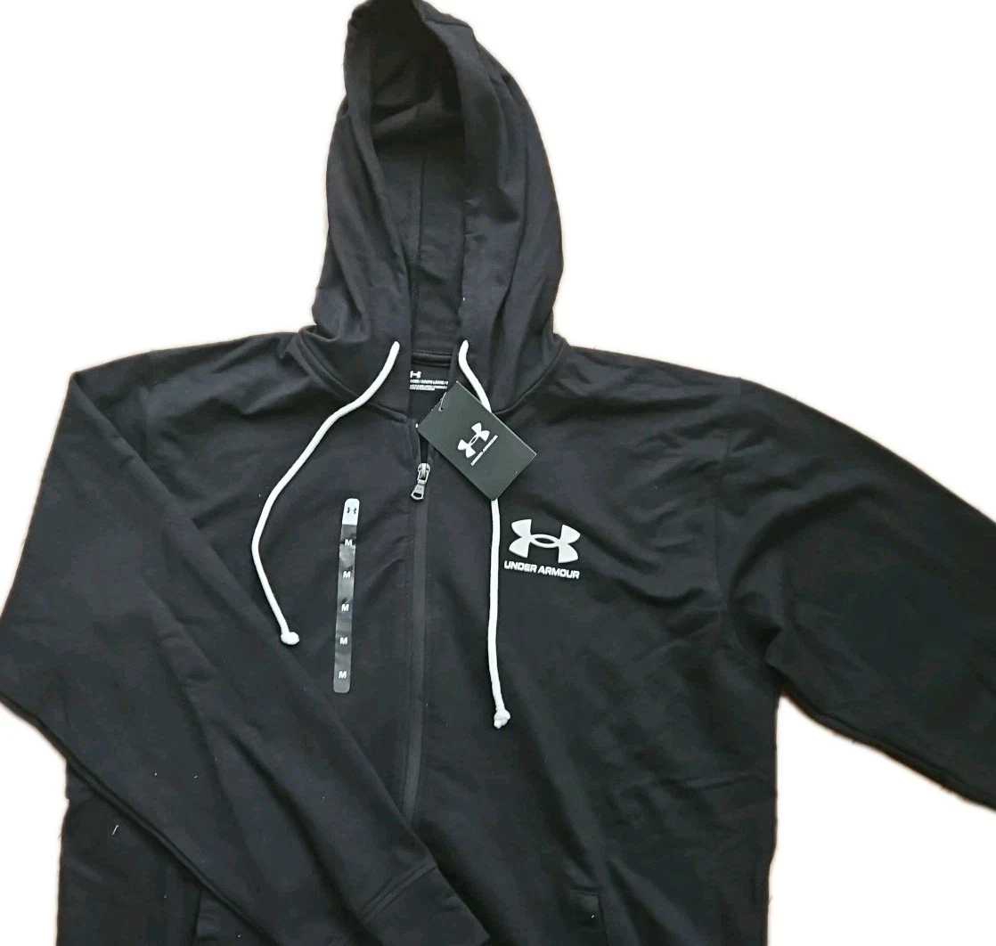Under Armour UA Light Hoodie Men's Rival Terry Full-Zip - Style 1370409 XL.