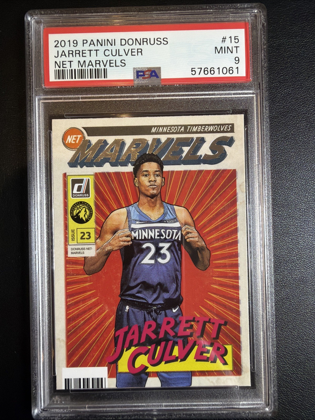 2019-20 Panini Donruss - Net Marvels Jarrett Culver #15 (RC)