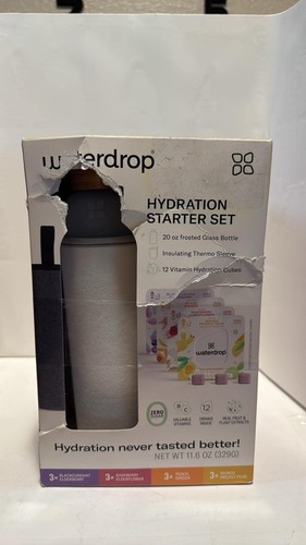 Waterdrop Hydration Starter Pack (Hydration cubes not included) Bottle Only 20oz - Picture 5 of 5
