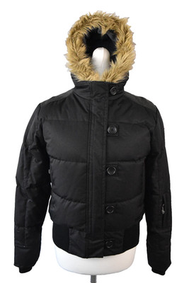 HELLY HANSEN Damen Daunenjacke Outdoor Full Zip Fell Kapuze wattiert Mantel Gr. M