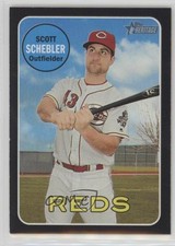 2018 Topps Heritage Black Border /50 Scott Schebler #131 b9e