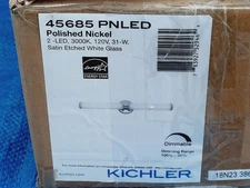 Kichler Lighting - Indeco Linear Bath - 45685PNLED Polished Nickel Satin Etched