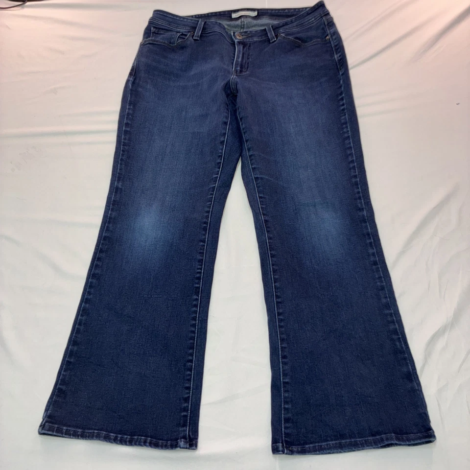 Levi Strauss 529 изогнутый ботинок эластичной темно стирка женщин размер 16 - Изображение 2 из 4