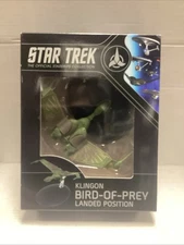 Star Trek Eaglemoss Klingon Bird of Prey Landed Position with Mini Magazine