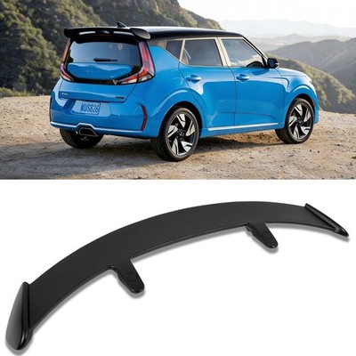 For KIA Soul 2010-2025 52'' GT Rear Wing Roof Top Trunk Spoiler Lip Matte Black