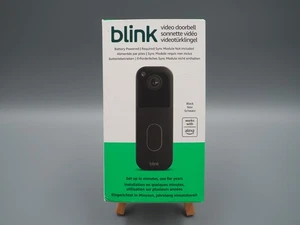Blink Video Doorbell 2 Videotürklingel Schwarz Neu OVP ohne Sync Module