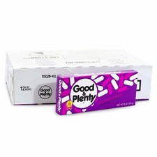 15 ea. THEATER MOVIE BOXES GOOD AND PLENTY 6-Ounce Box  FREE SHPPING!!