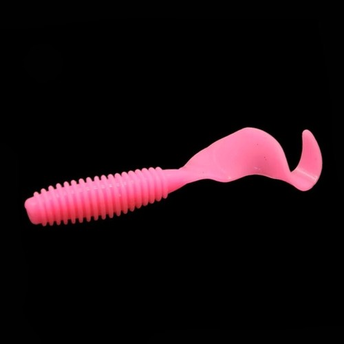 20x 70mm Soft Plastic Curl Tail Grubs Jig Flathead Bream Cod Bass Jew Threadies - Picture 9 of 10