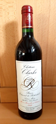 Chateau Clarke Baron Edmond de Rothschild Listrac Medoc 1983 0,75l