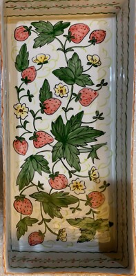 Ceramicas Tray From Portugal which is  Hand Painted and Signed by SEC XVIIl