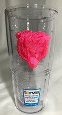 Tervis Tumbler NFL Chicago Bears Neon Pink Bear Patch 24oz NEW