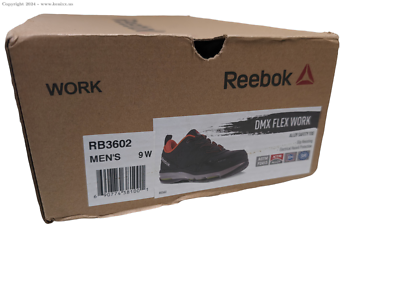 Reebok Work Men's DMX Flex Alloy-Toe Work Shoes RB3602 Black