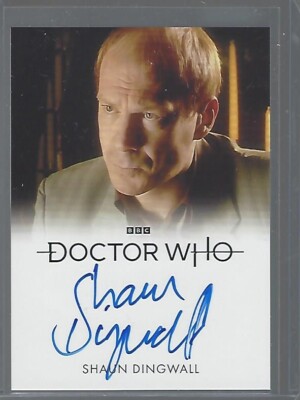 Doctor Who Series 1-4 Shaun Dingwall (FULL BLEED) Autograph/Autogramm