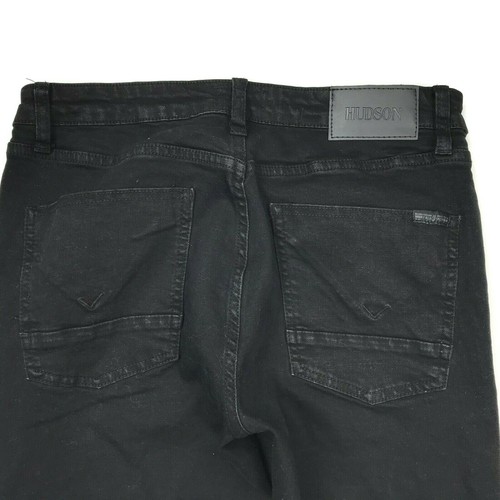 HUDSON Girl Boy Jeans Pants Stretch Slim Skinny Black Gray Distressed Size 16 - Picture 17 of 17
