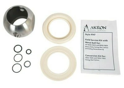 Akron Brass 9147 3" Valve Field Service Rebuilt Packing Kit, Stainless Ball