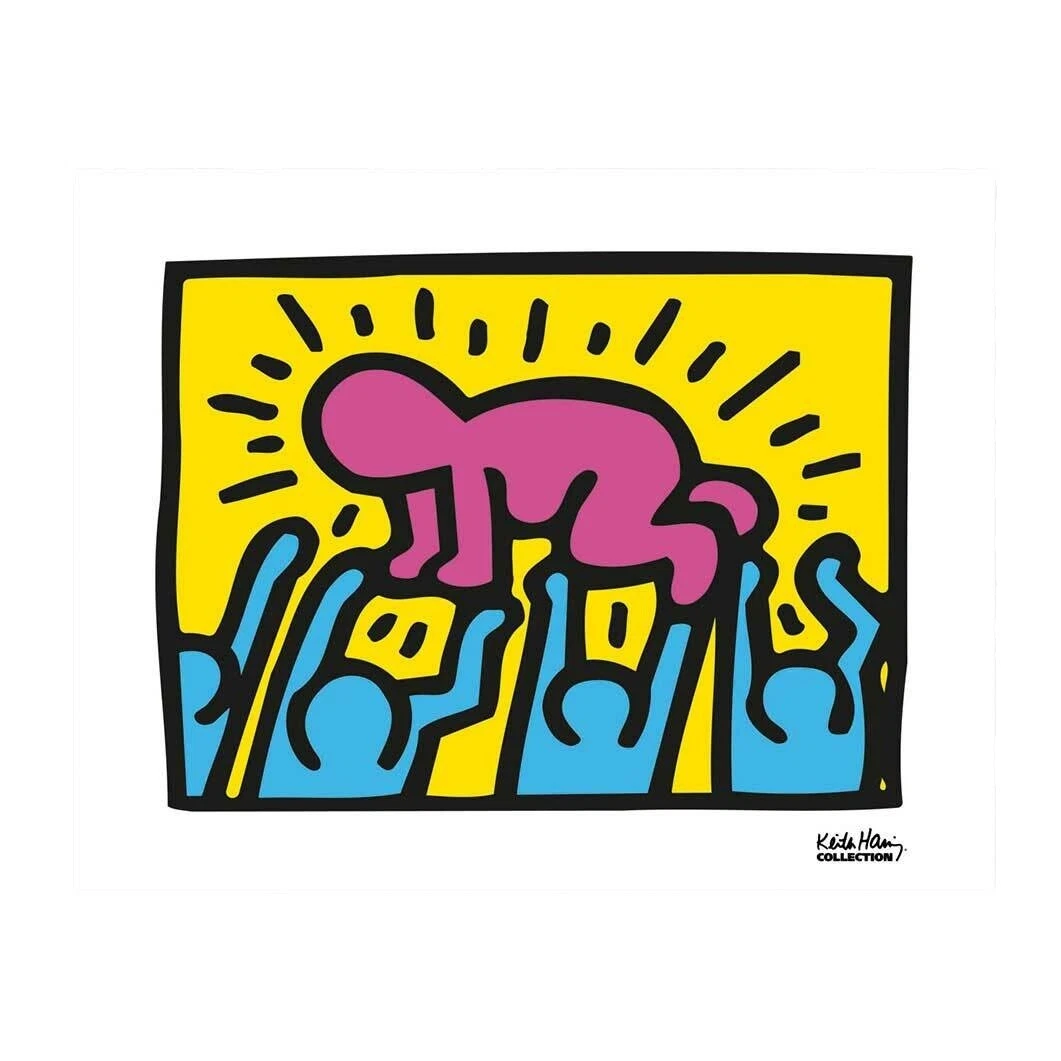 Keith Haring impresiones artísticas Bebés y Niños